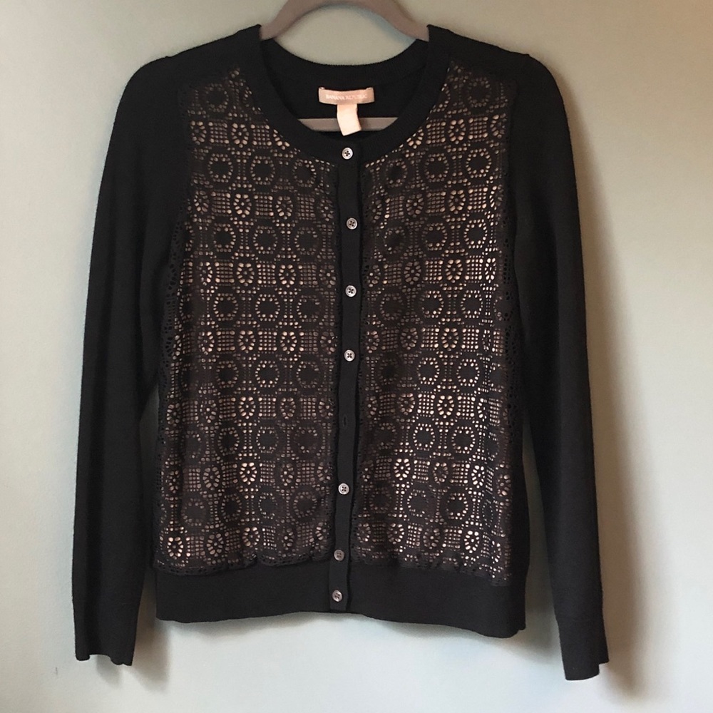 Black Banana Republic Lined Sweater Size M